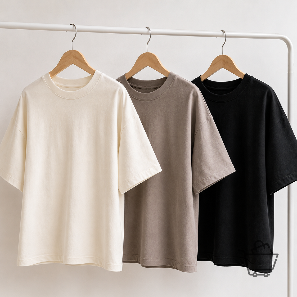 Aura Urban Oversize Kadın Basic Tişört