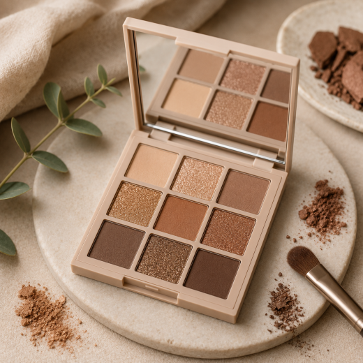 GlowPalette 9'lu Pigmentli Doğal Göz Farı Paleti