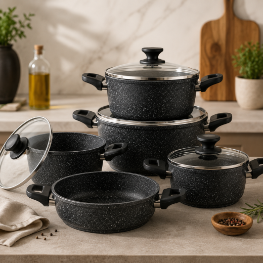 ChefMate Granit Tencere Seti - Eticaret Pro online alışveriş ürünü