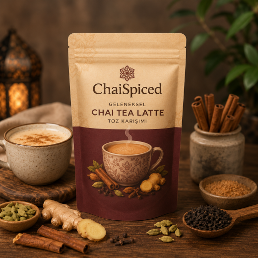 ChaiSpiced Geleneksel Chai Tea Latte Toz Karışımı