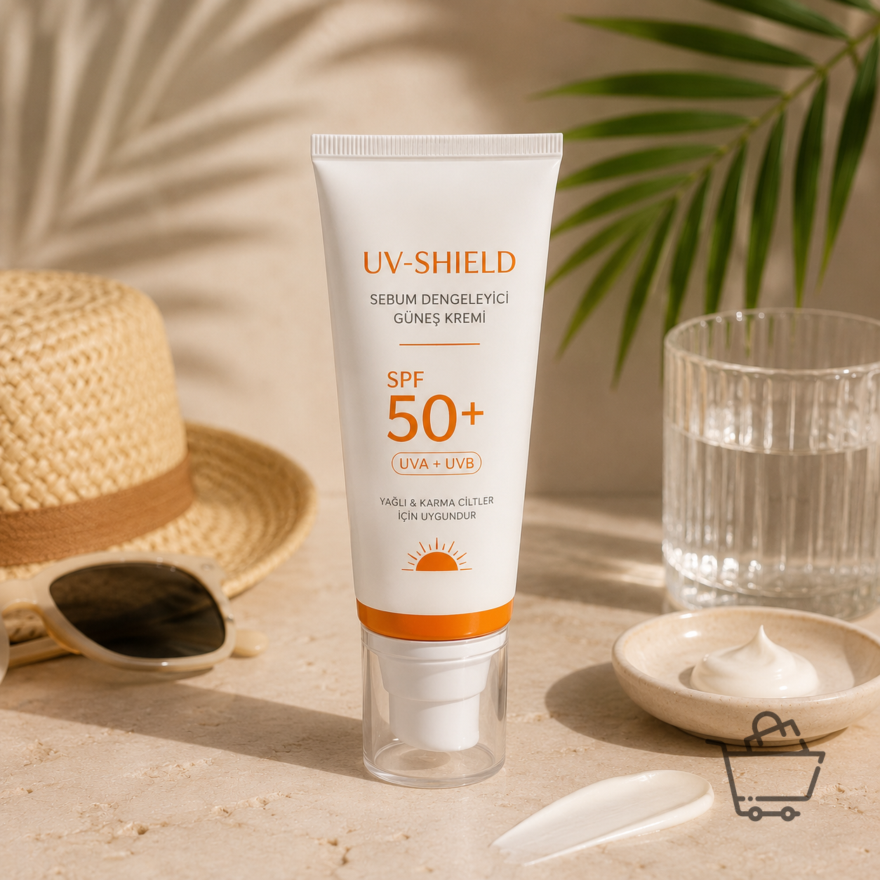 UV-Shield SPF 50+ Sebum Dengeleyici Güneş Kremi