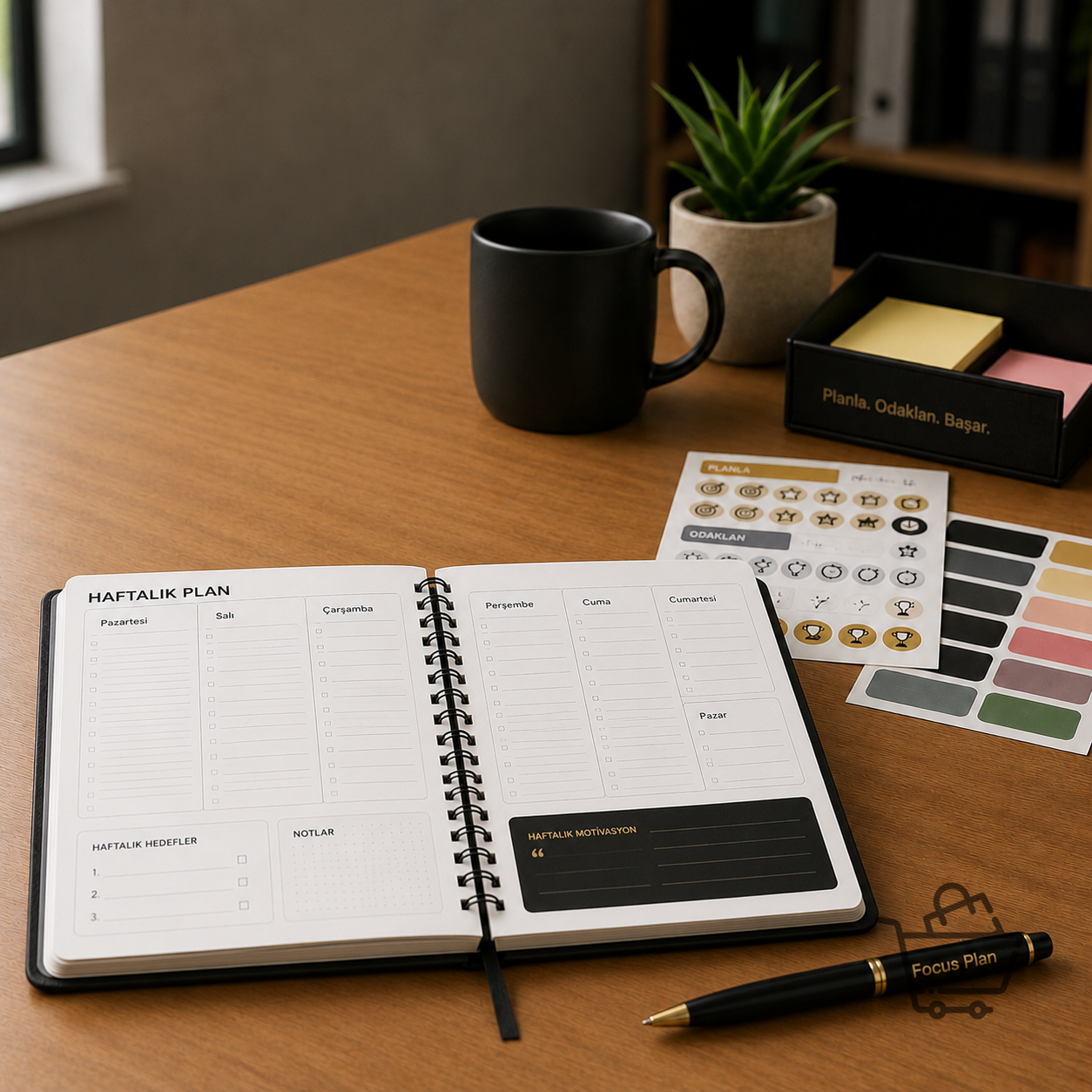 Focus Plan Haftalık Ajanda