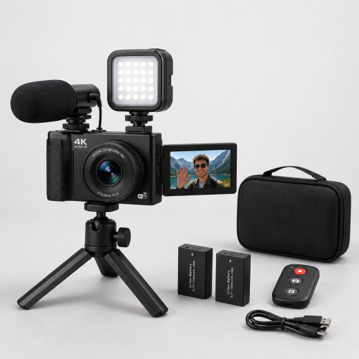 FocusCam Vlog Kamera Seti - Eticaret Pro online alışveriş ürünü