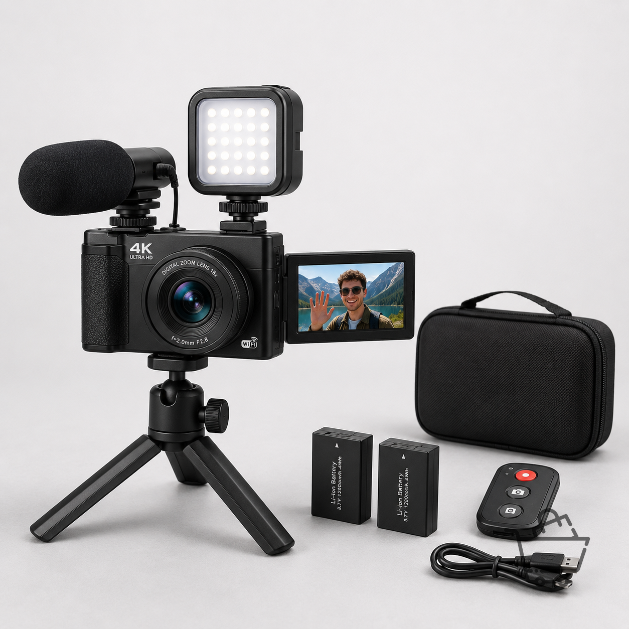 FocusCam Vlog Kamera Seti - Eticaret Pro online alışveriş ürünü
