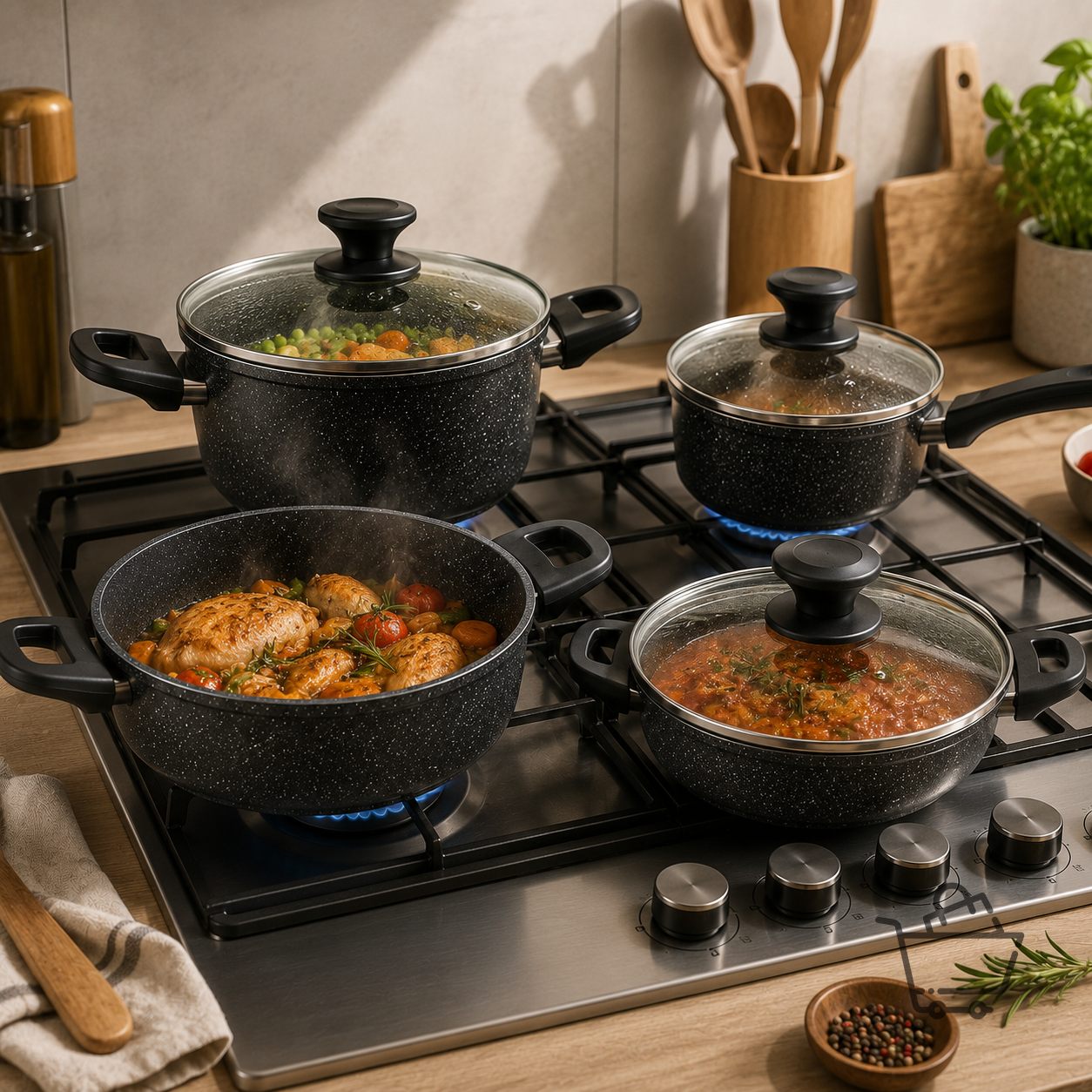 ChefMate Granit Tencere Seti