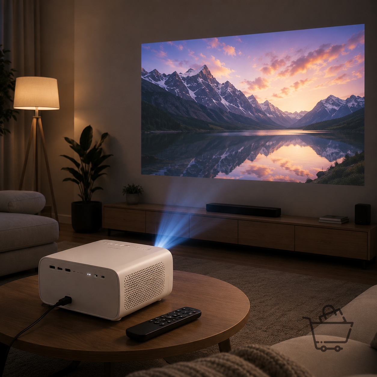 CinemaPro HD-400 Akıllı Taşınabilir Projeksiyon Cihazı