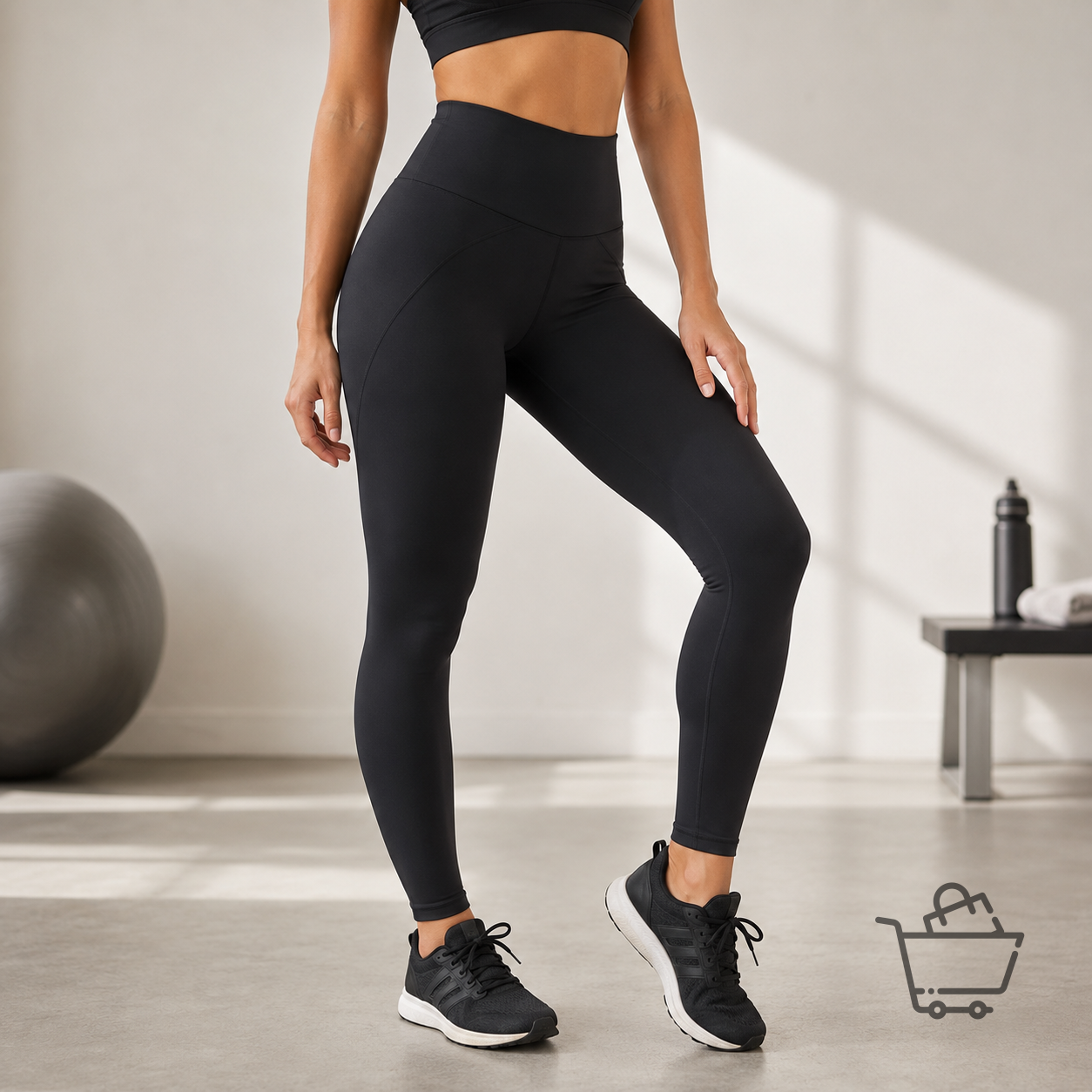 SculptForm Yüksek Bel Toparlayıcı Kadın Spor Tayt