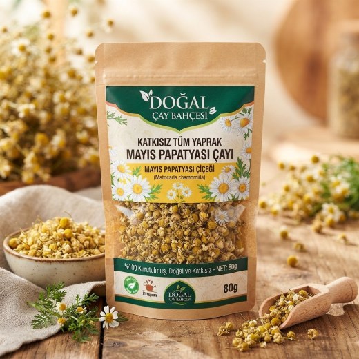 Katkısız Tüm Yaprak Mayıs Papatyası Çayı 80g