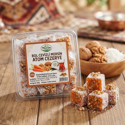 Bol Cevizli Mersin Atom Cezerye 500g