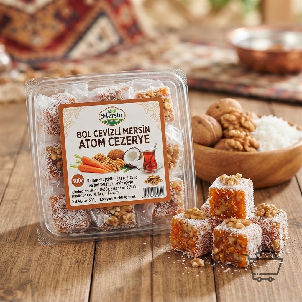 Bol Cevizli Mersin Atom Cezerye 500g