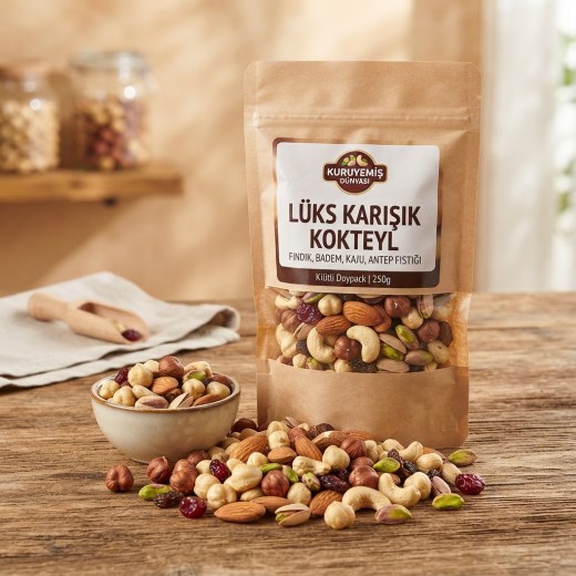 Karışık Lüks Kuruyemiş Kokteyl