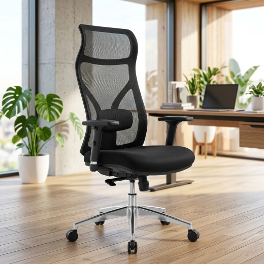 Ergofit Fileli Yüksek Sırtlı Ergonomik Ofis Koltuğu