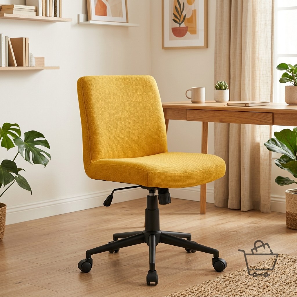 Nova Minimalist Kumaş Çalışma Sandalyesi