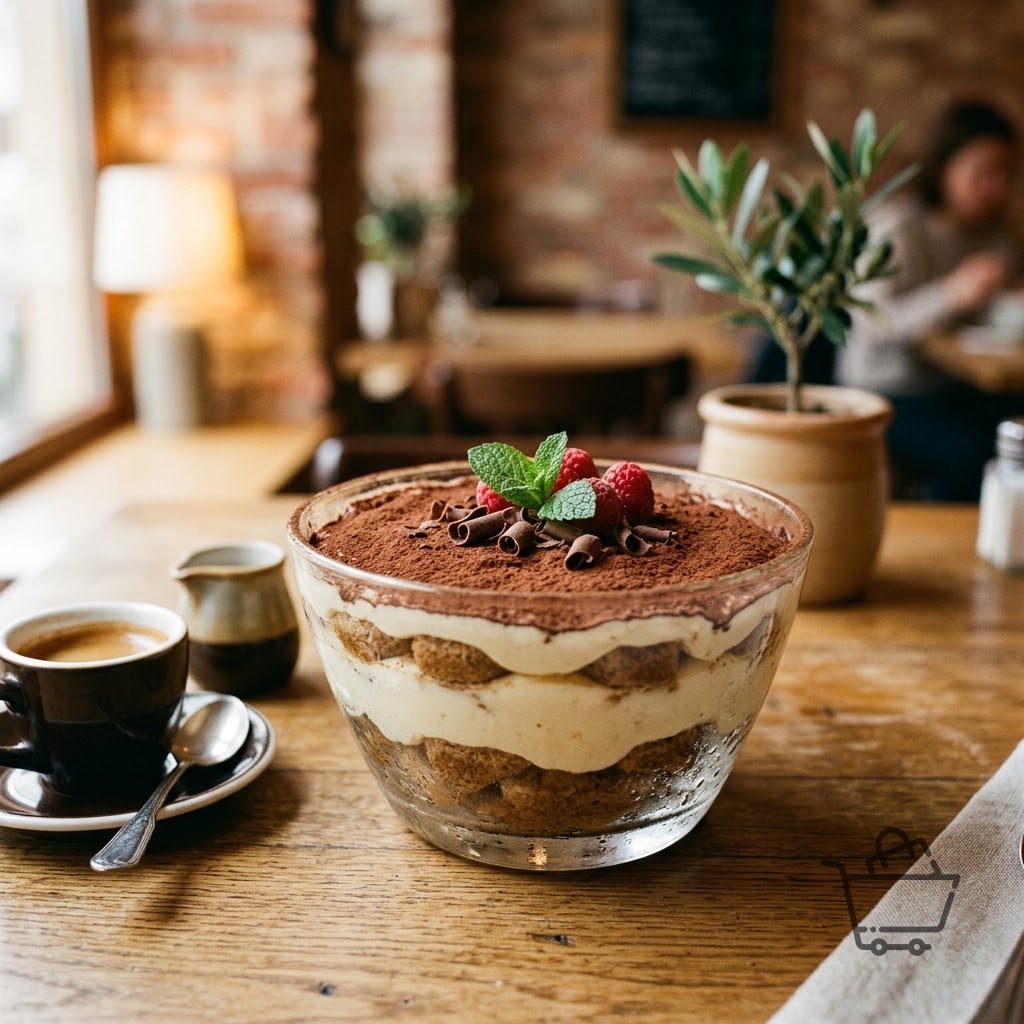 Klasik İtalyan Tiramisu (Cam Kasede)