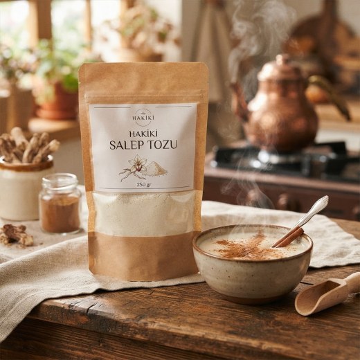 Hakiki Salep Tozu (250 gr - Sütle Pişirilen)