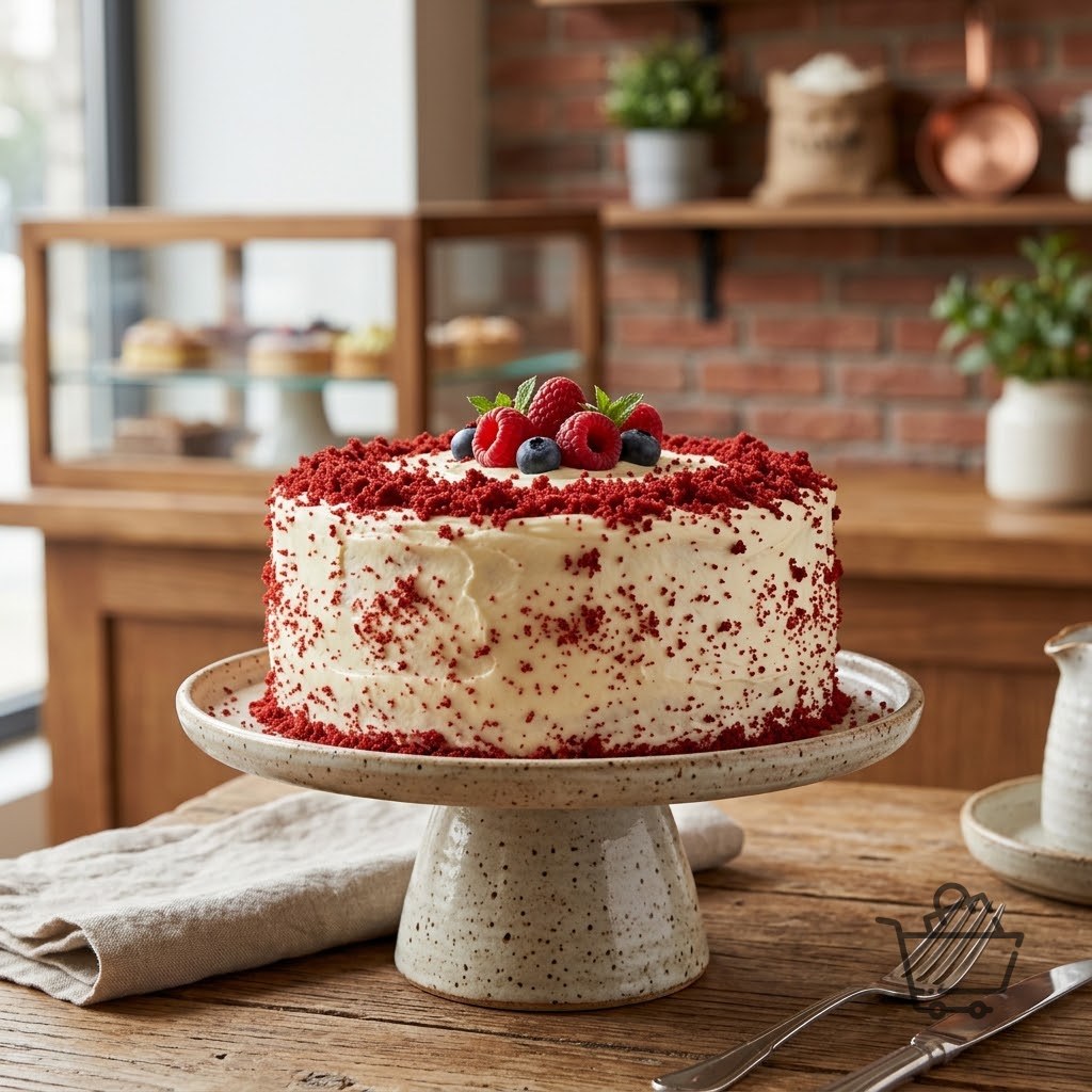 Red Velvet (Kırmızı Kadife) Pasta