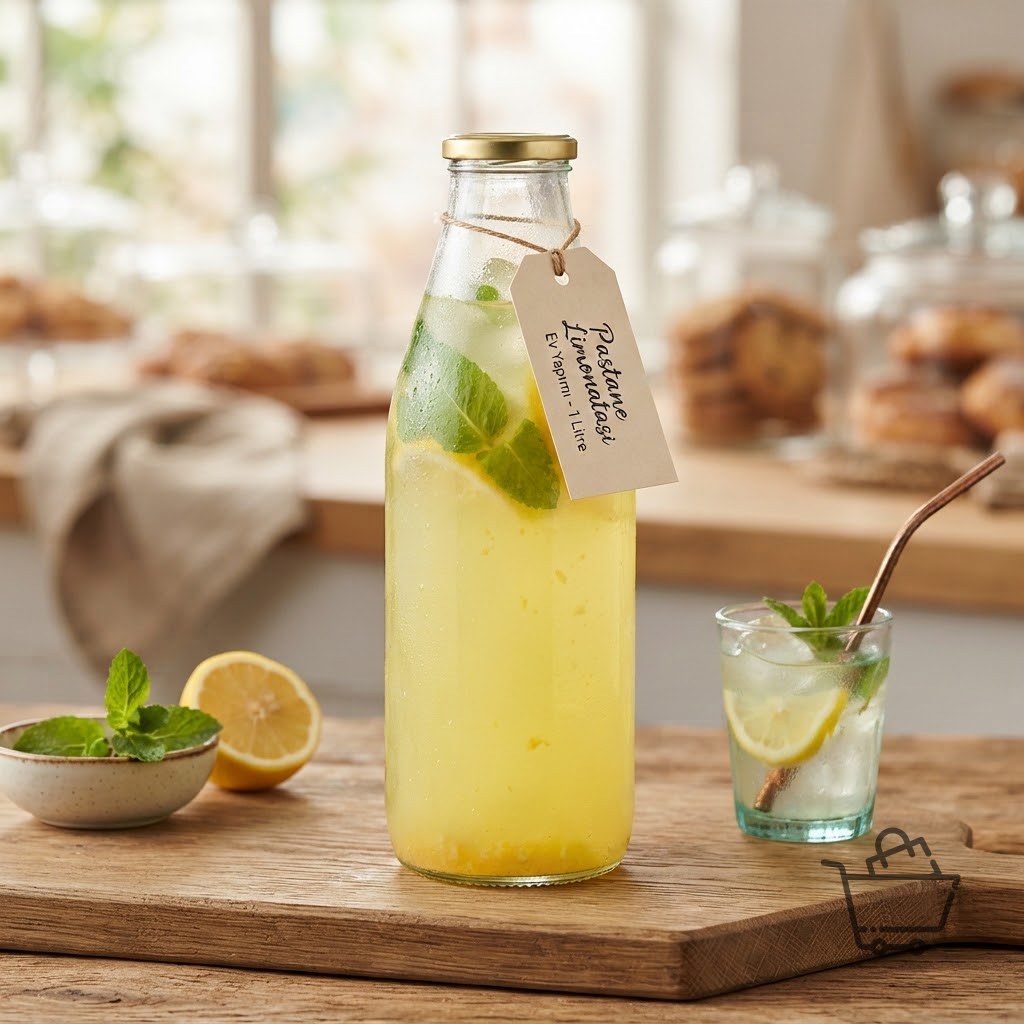 Ev Yapımı Soğuk Ev Limonatası (1 Litre)