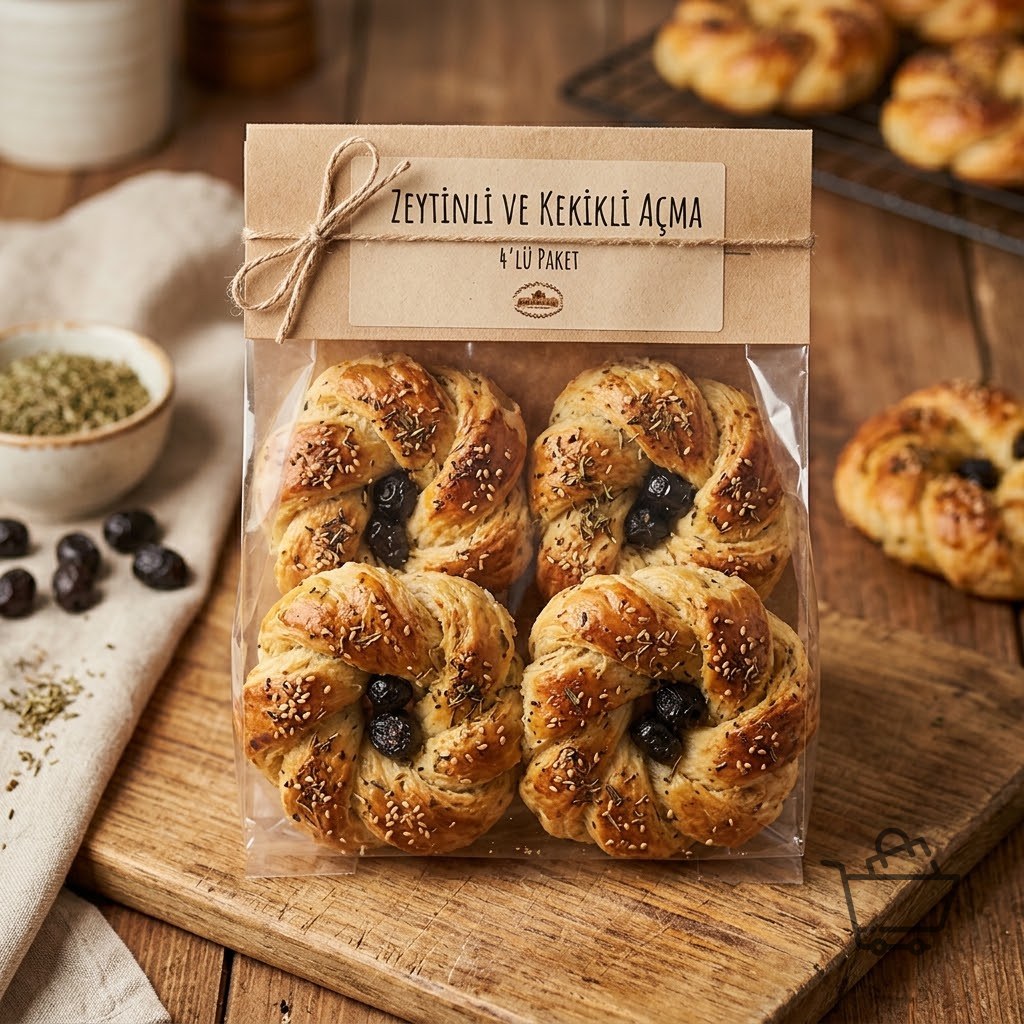 Zeytinli Ve Kekikli Açma (4'lü Paket)