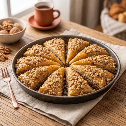 Cevizli Ev Ev Havuç Dilim Baklava (Kg)