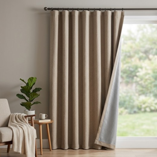 Thermal Insulated Curtain - Mink