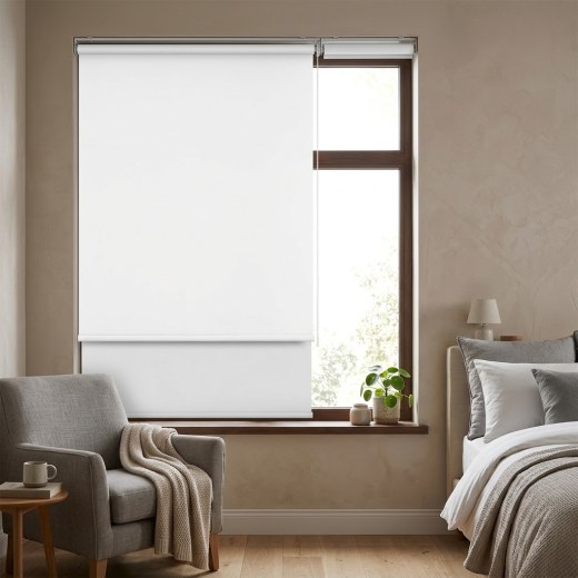 Blackout Roller Blind - White
