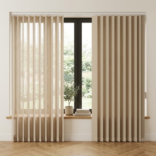Veri Shade Vertical Sheer Blind - Beige