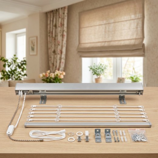Roman Shade Blind Mechanism Kit - Aluminium