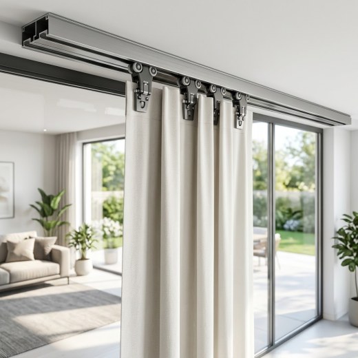 Panel Glide Blind Track System - Anodized