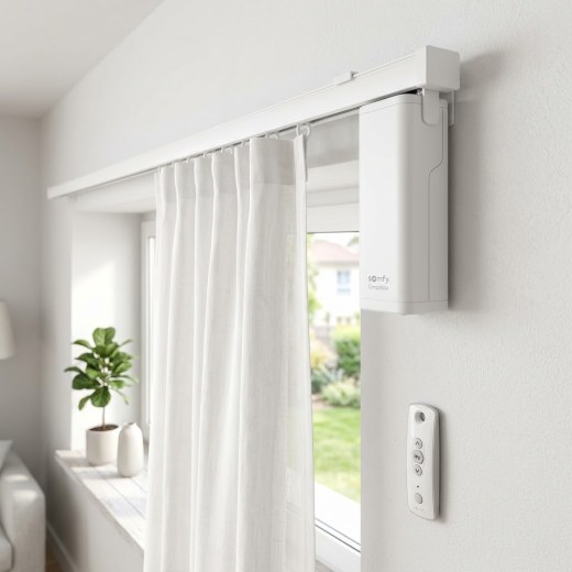 Smart Electric Curtain Motor WiFi - White