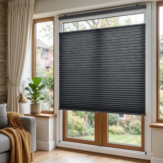 Thermal Honeycomb Pleated Blind - Anthracite