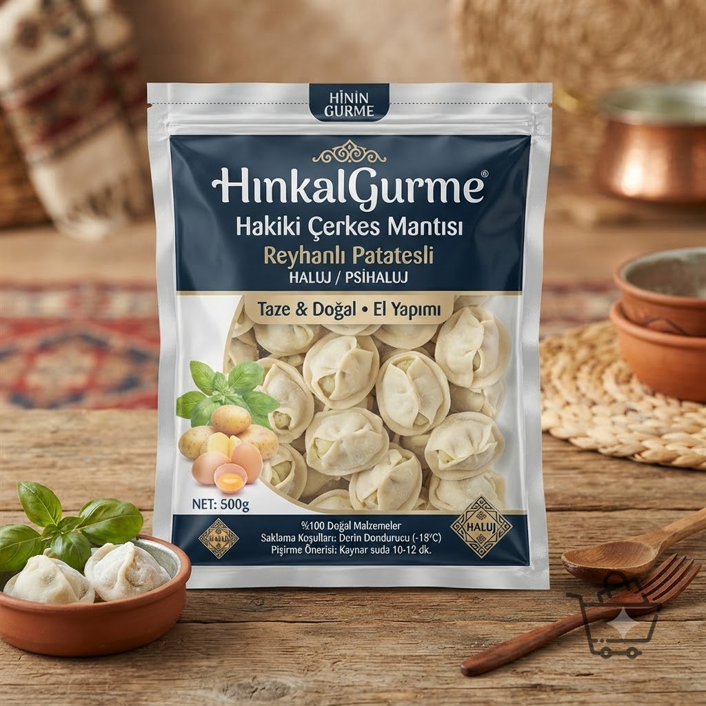 HınkalGurme Hakiki Çerkes Mantısı (Haluj / Psihaluj)