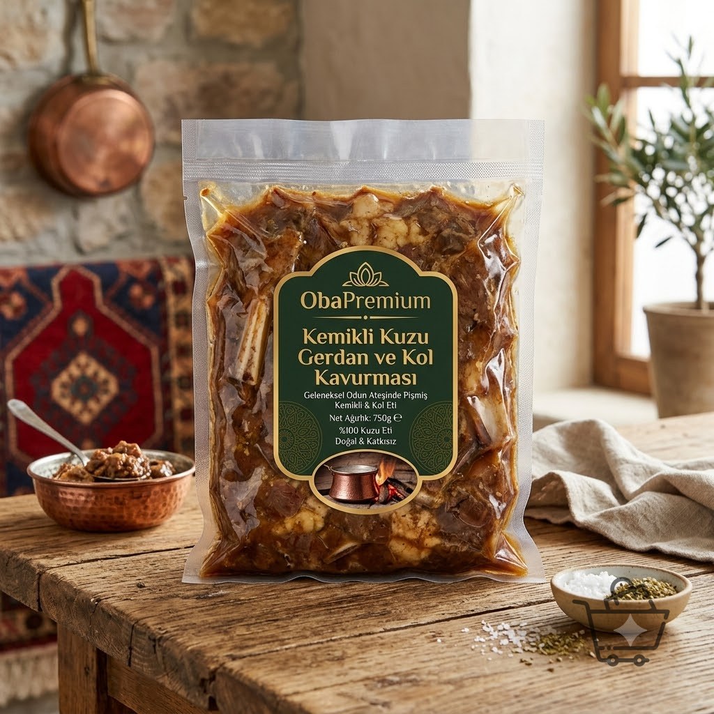 ObaPremium Kemikli Kuzu Gerdan ve Kol Kavurması