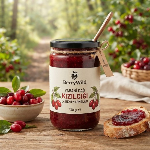 BerryWild Yabani Dağ Kızılcığı Marmelatı