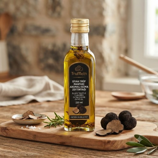 TruffleIn Siyah Trüf Mantarı Aromalı Sızma Zeytinyağı