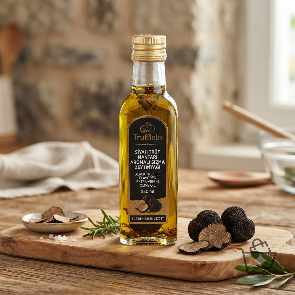 TruffleIn Siyah Trüf Mantarı Aromalı Sızma Zeytinyağı