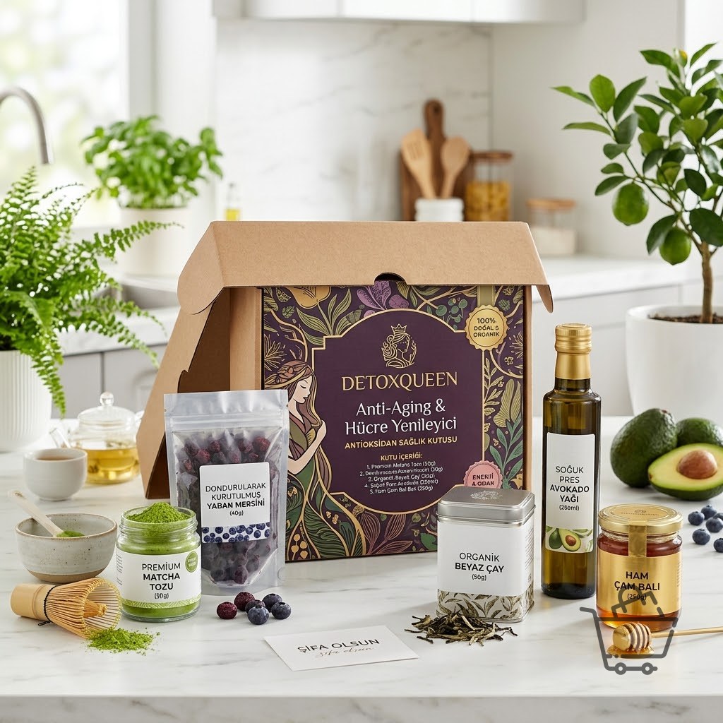 DetoxQueen Anti-Aging & Hücre Yenileyici Antioksidan Sağlık Kutusu