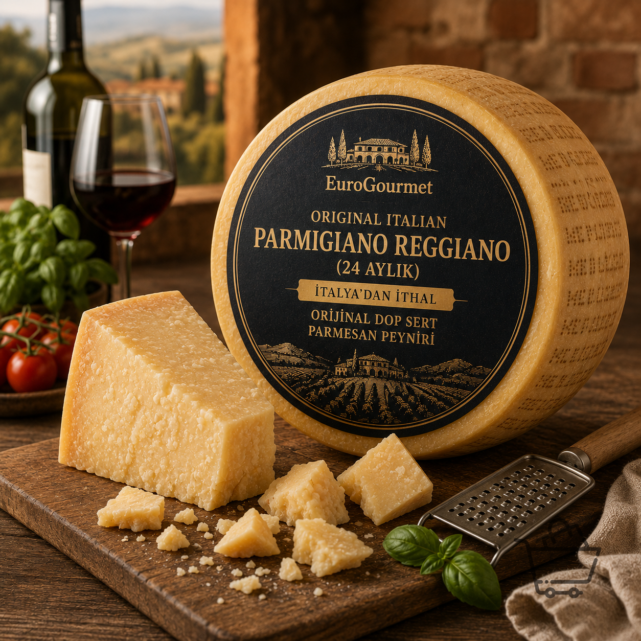 EuroGourmet Original Italian Parmigiano Reggiano (24 Aylık)
