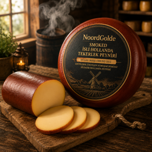 NoordGolde Smoked İsli Hollanda Tekerlek Peyniri