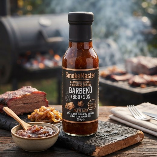 SmokeMaster Karamelize Soğanlı Akçaağaç Şuruplu Barbekü (BBQ) Sos