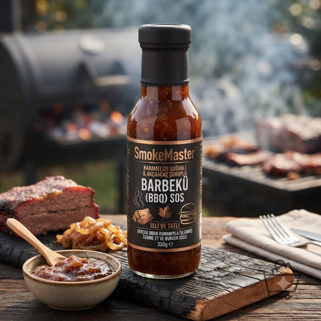 SmokeMaster Karamelize Soğanlı Akçaağaç Şuruplu Barbekü (BBQ) Sos