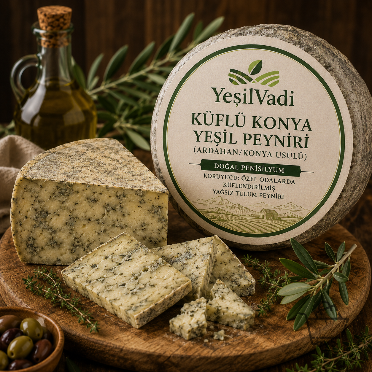 YeşilVadi Küflü Konya Yeşil Peyniri (Ardahan/Konya Usulü)