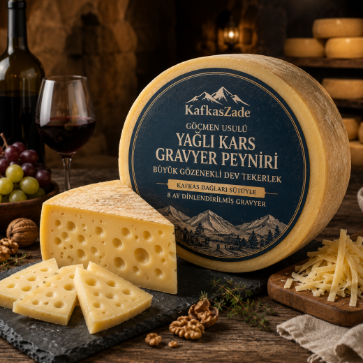 KafkasZade Göçmen Usulü Yağlı Kars Gravyer Peyniri
