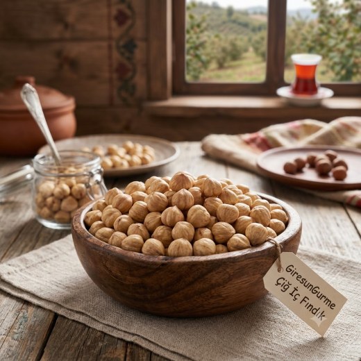GiresunGurme Çiğ İç Fındık (Giresun Kalite)