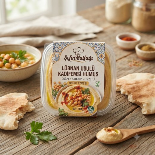 ŞefinMutfağı Lübnan Usulü Kadifemsi Humus (Nohut Ezmesi)