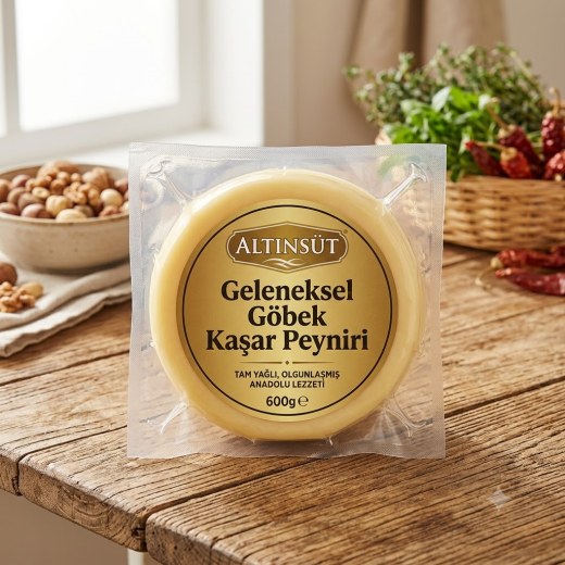 AltınSüt Geleneksel Göbek Kaşar Peyniri