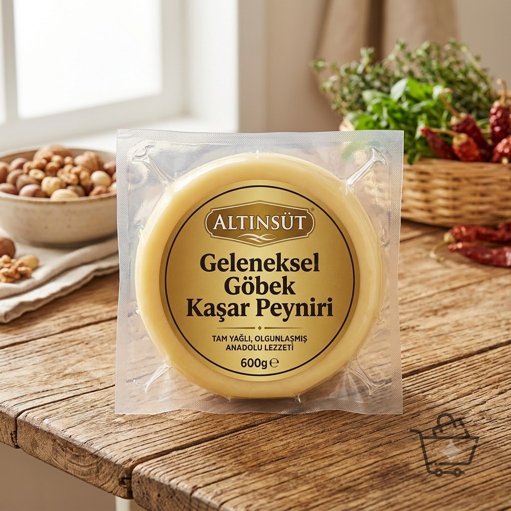 AltınSüt Geleneksel Göbek Kaşar Peyniri